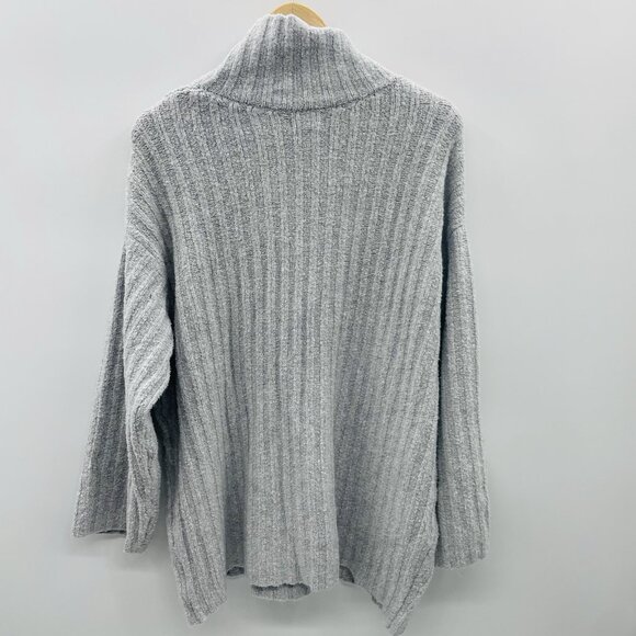 Universal Thread Womens Size XXL Turtleneck Tunic Pullover Sweater in Light Gray - Picture 4 of 7